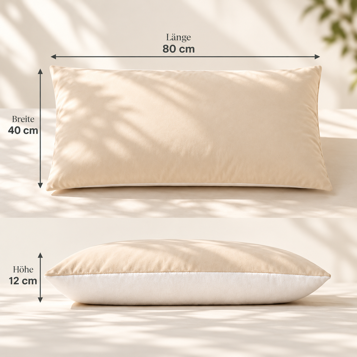 FOOTBAAG® Naturkautschuk-Kissen-Set – Sand